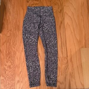 lululemon athletica high rise Instill 25” Black and White Leggings